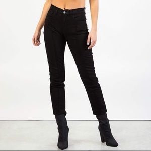 REVICE Venus Crop Jeans - Jet Black Size 28
